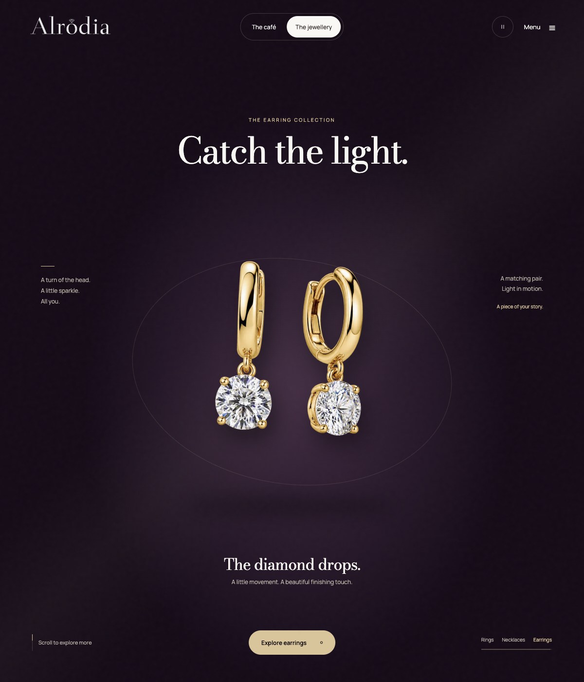 Alródia Jewellery: The diamond drops