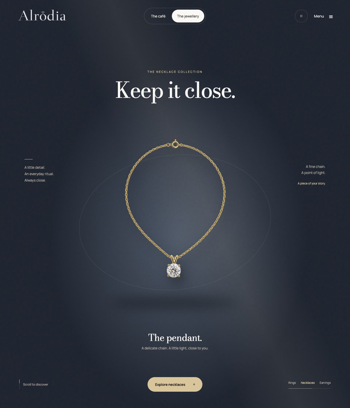 Alródia Jewellery: The pendant