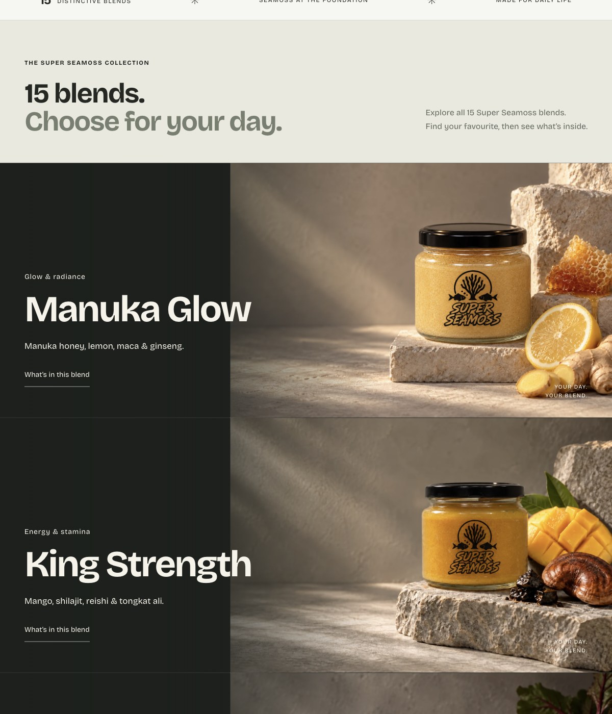 Super Seamoss: The blend collection
