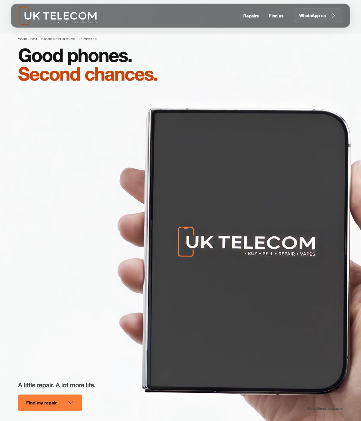 UK Telecom: Good phones. Second chances. Phone repairs in Leicester.