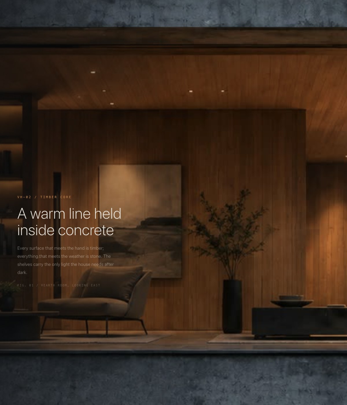 Venture House: Inside the timber core